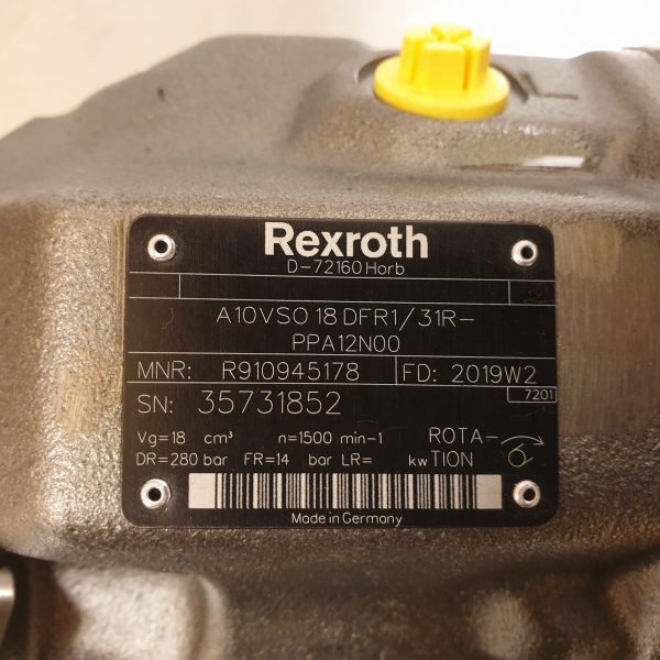 A10VSO18DFR1/31R-PPA12N00 R910945178 - Afbeelding 2