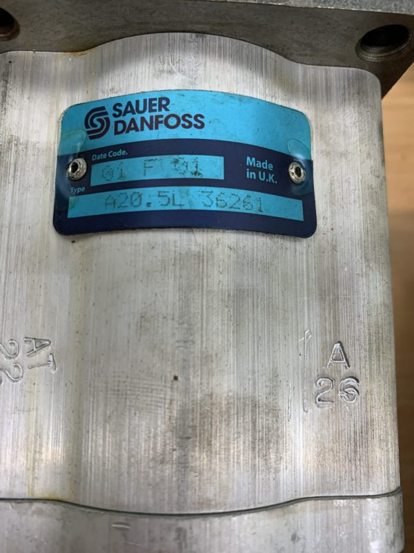 Sauer Danfoss 01 F 01 A20.5L 36261 Klant 3314