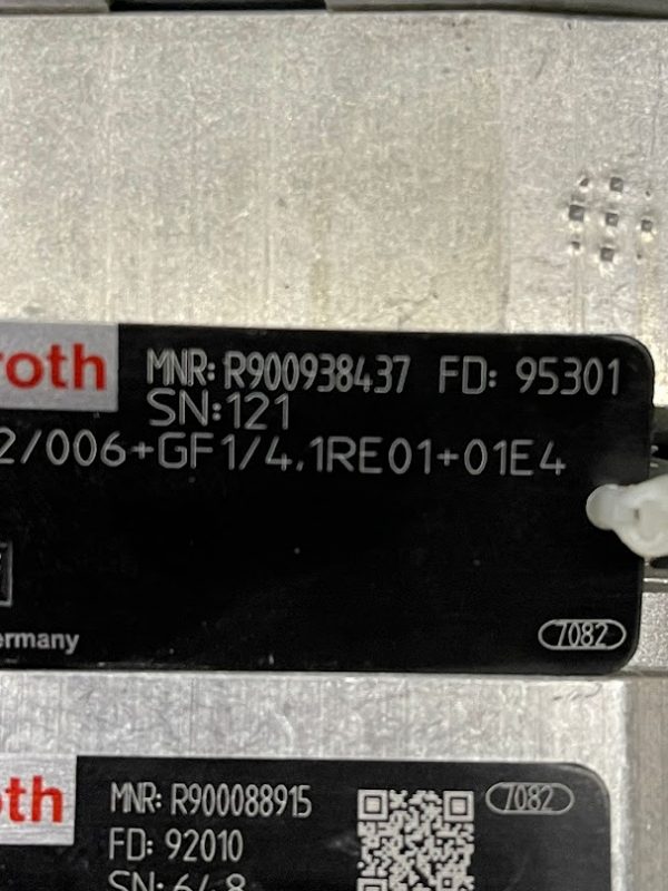 R900088915 BINNENVERTANDINGSPOMP PGF1-2X/4,1RN01VM R900938437 POMPCOMBINATIE P2GF2/006+GF1/4,1RE01+N01E4 R900033532 BINNENVERTANDINGSPOMP PGF2-2X/006RE01VE4K - Afbeelding 3