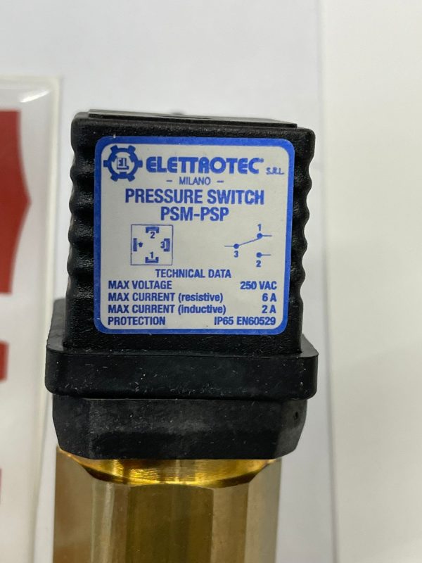 R901405029 Elettrotec Pressure Switch PSM-PSP 250 VAC IP65EN60529 - Afbeelding 2