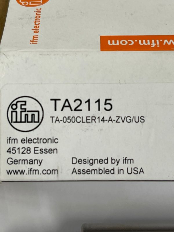 R901422855 IFM Electronic TA2115 TA-050CLER14-A-ZVG/US - Afbeelding 2