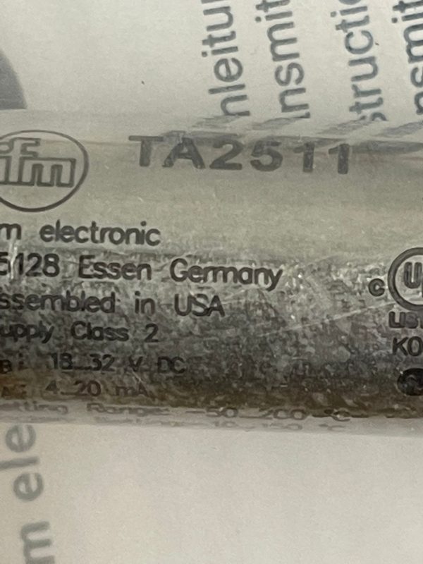 R901483608 IFM Electronic TA2511 TA-050CLER12- - /US - Afbeelding 2