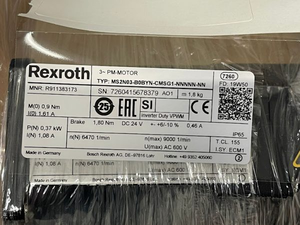 R911383173 SERVOMOTOR MS2N03-B0BYN-CMSG1-NNNNN-NN - Afbeelding 2