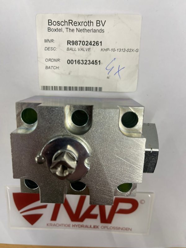 R987024261 BALL VALVE KHP-10-1312 -02X-G Hydac 552498-1 - Afbeelding 2