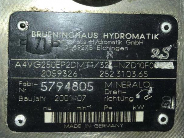 A4VG250EP2DMT1/32L-NZD10 F001DH R902059326 Repair in Progress R902061318 R902059326 R902074837 R100479874 R100473285 R902060569 R902061308 R902028188 R902060567 R902060559 R902060557 R902012365R902028194 R902064934 R902117064 - Afbeelding 3