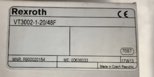 VT3002-1-20/48F R900020154 - Afbeelding 2