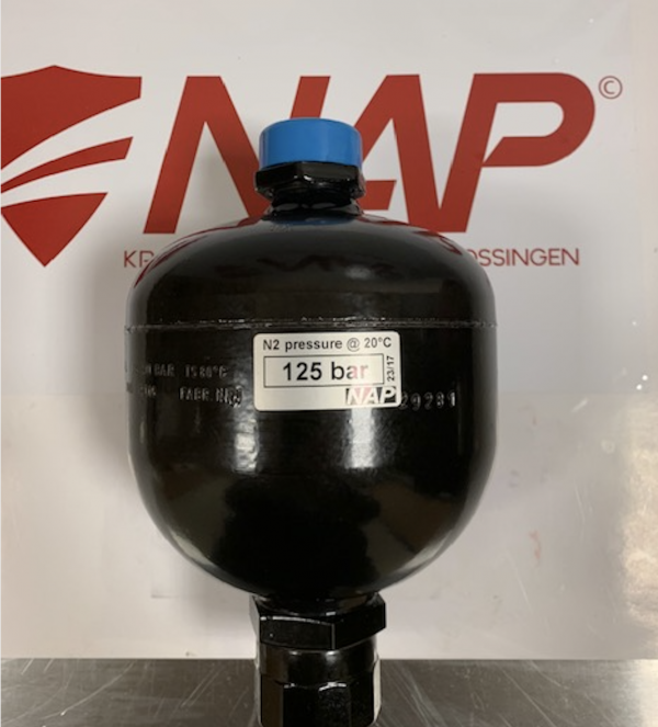 Membraam accumulator 0,75L PS 210 BAR 210 Bar FA/N2-GAS