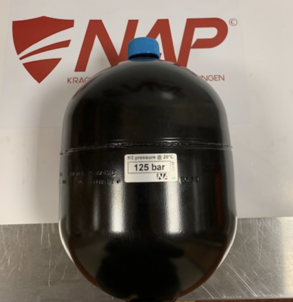 Membraam accumulator 2,0L PS 125 bar/ 250 BAR FA/N2-GAS