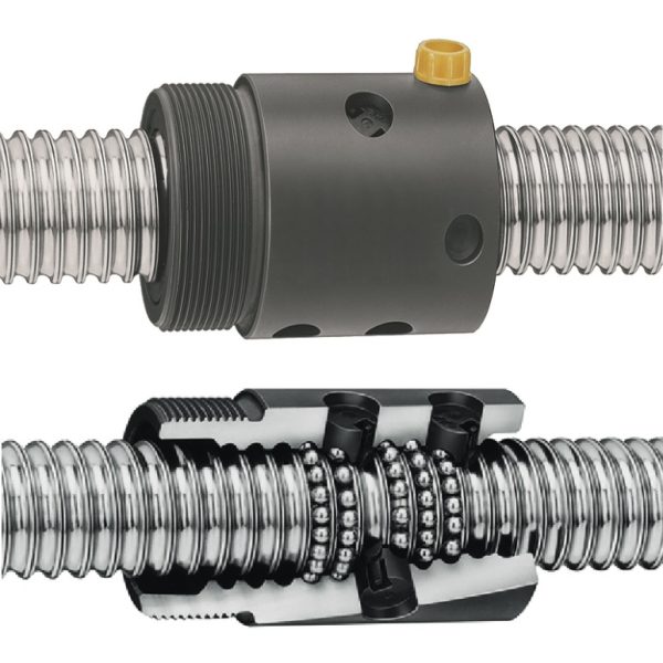 M/1101126 - NX 25X5R N/S NOWPR CI - universele kogelomloopmoer op doorn, voor VX of SX spindel, zonder afstrijkers, composiet inserts